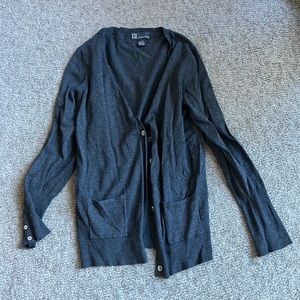 Dark gray cardigan